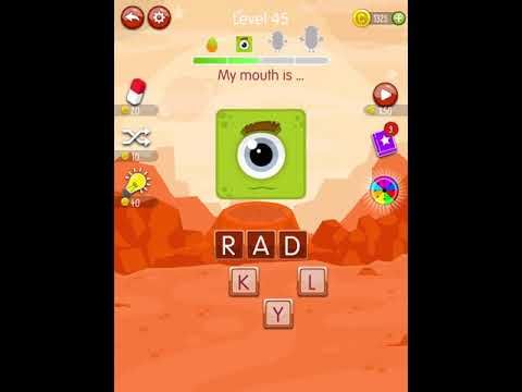 Video guide by Scary Talking Head: Word Monsters Level 45 #wordmonsters