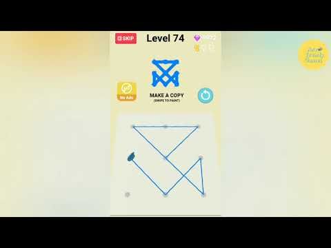 Video guide by Ara Trendy Games: Line Paint! Level 74 #linepaint