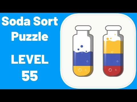 Video guide by ZCN Games: Soda Sort Puzzle Level 55 #sodasortpuzzle