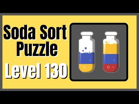 Video guide by HelpingHand: Soda Sort Puzzle Level 130 #sodasortpuzzle