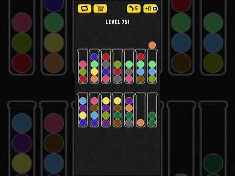 Video guide by Mobile games: Ball Sort Puzzle Level 751 #ballsortpuzzle