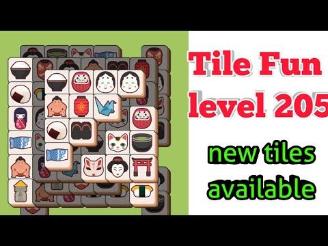 Video guide by TECH TRICKS: Tile Fun Level 206 #tilefun