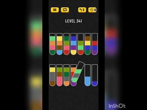 Video guide by Mobile Games: Water Sort Puzzle Level 341 #watersortpuzzle
