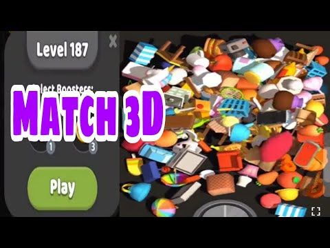 Video guide by Chabelita Mhakulit: Match 3D Level 187 #match3d