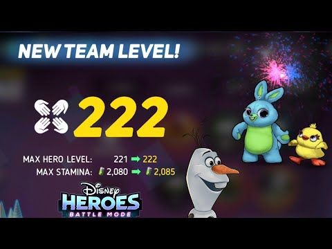 Video guide by Daily Gaming: Disney Heroes: Battle Mode Level 222 #disneyheroesbattle
