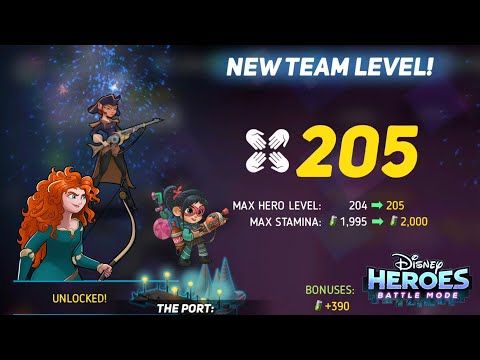 Video guide by Daily Gaming: Disney Heroes: Battle Mode Level 205 #disneyheroesbattle