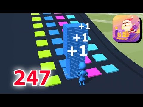 Video guide by DroidWalkthroughGamingTV: Stack Colors! Level 247 #stackcolors
