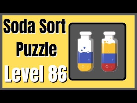 Video guide by HelpingHand: Soda Sort Puzzle Level 86 #sodasortpuzzle