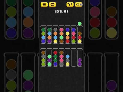 Video guide by Mobile games: Ball Sort Puzzle Level 859 #ballsortpuzzle