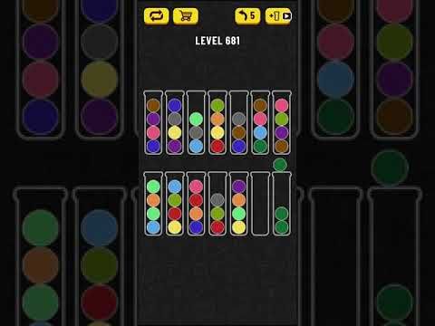 Video guide by Mobile games: Ball Sort Puzzle Level 681 #ballsortpuzzle