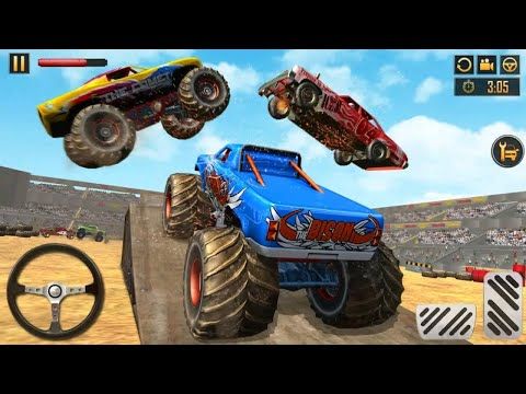 Video guide by The Cursed Road: Monster Truck Derby Racing Level 6 #monstertruckderby