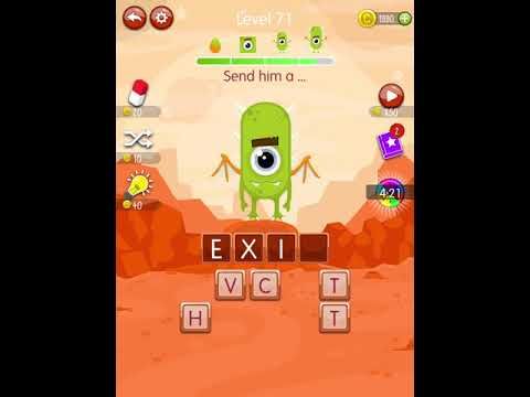 Video guide by Scary Talking Head: Word Monsters Level 71 #wordmonsters