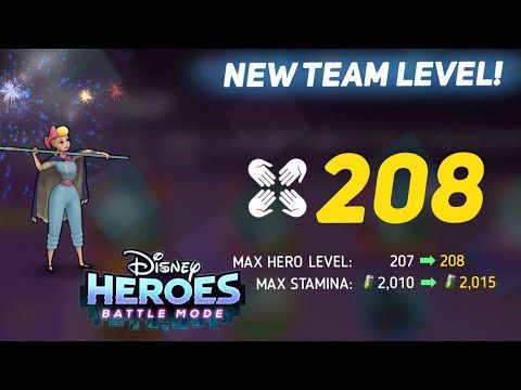 Video guide by Daily Gaming: Disney Heroes: Battle Mode Level 208 #disneyheroesbattle