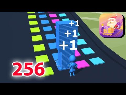 Video guide by DroidWalkthroughGamingTV: Stack Colors! Level 256 #stackcolors