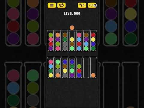 Video guide by Mobile games: Ball Sort Puzzle Level 1001 #ballsortpuzzle