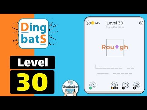 Video guide by BrainGameTips: Dingbats! Level 30 #dingbats
