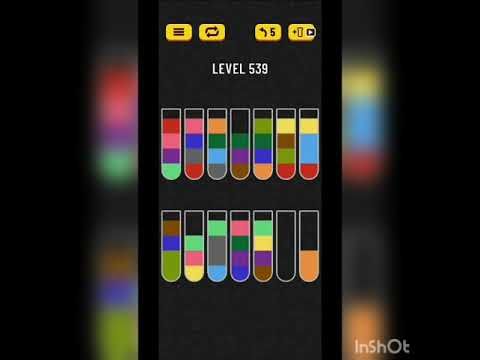 Video guide by Mobile Games: Water Sort Puzzle Level 539 #watersortpuzzle