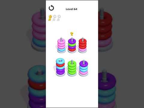 Video guide by Mobile games: Hoop Stack Level 64 #hoopstack