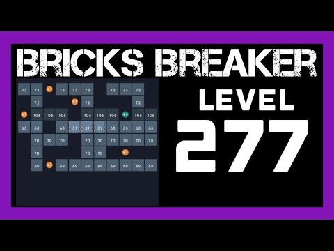 Video guide by Bricks N Balls: Bricks Breaker Puzzle Level 277 #bricksbreakerpuzzle
