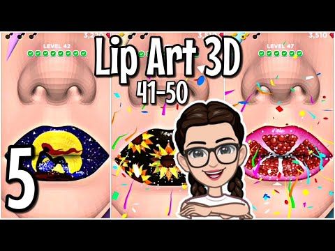 Video guide by YeyisPlay: Lip Art 3D Level 41 #lipart3d