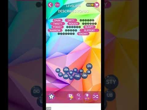 Video guide by ETPC EPIC TIME PASS CHANNEL: Word Pearls Level 618 #wordpearls