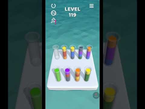 Video guide by Glitter and Gaming Hub: Sort It 3D Level 119 #sortit3d