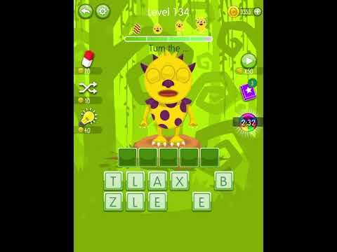 Video guide by Scary Talking Head: Word Monsters Level 134 #wordmonsters