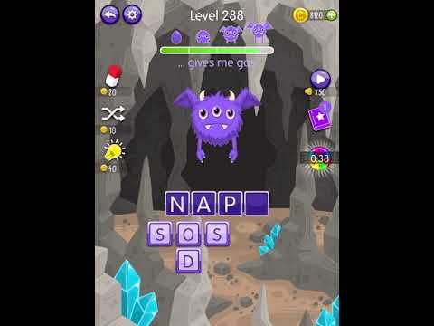 Video guide by Scary Talking Head: Word Monsters Level 288 #wordmonsters