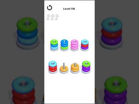 Video guide by Mobile games: Hoop Stack Level 118 #hoopstack