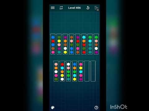 Video guide by Mobile Games: Ball Sort Puzzle Level 406 #ballsortpuzzle