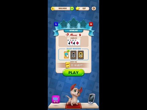 Video guide by Android Games: Solitaire Pets Adventure Level 68 #solitairepetsadventure
