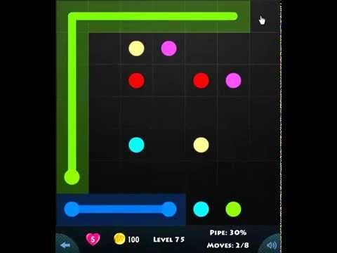 Video guide by Flow Game on facebook: Flow Game  - Level 75 #flowgame