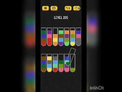 Video guide by Mobile Games: Water Sort Puzzle Level 205 #watersortpuzzle