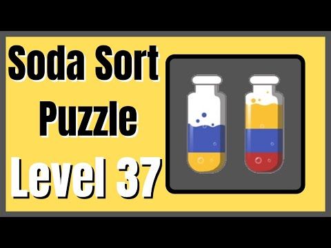 Video guide by HelpingHand: Soda Sort Puzzle Level 37 #sodasortpuzzle