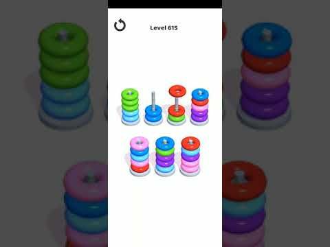 Video guide by Go Answer: Hoop Stack Level 615 #hoopstack