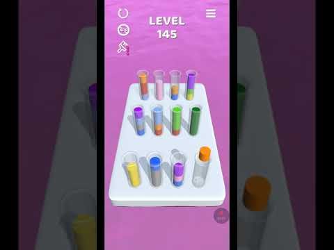 Video guide by Glitter and Gaming Hub: Sort It 3D Level 145 #sortit3d