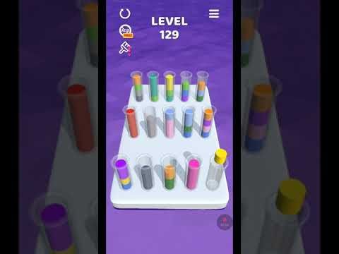 Video guide by Glitter and Gaming Hub: Sort It 3D Level 129 #sortit3d