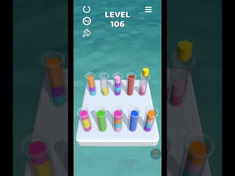 Video guide by Glitter and Gaming Hub: Sort It 3D Level 106 #sortit3d