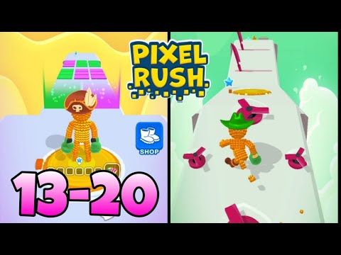 Video guide by Game Offline: Pixel Rush Level 13-20 #pixelrush