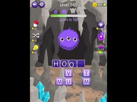 Video guide by Scary Talking Head: Word Monsters Level 245 #wordmonsters