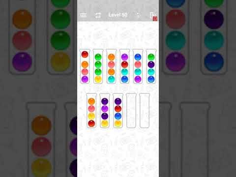 Video guide by Gaming ZAR Channel: Ball Sort Color Water Puzzle Level 50 #ballsortcolor