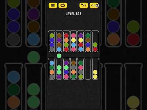 Video guide by Mobile games: Ball Sort Puzzle Level 893 #ballsortpuzzle