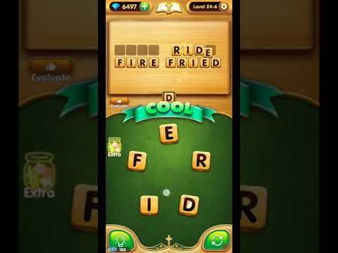Video guide by ETPC EPIC TIME PASS CHANNEL: Bible Word Puzzle Chapter 24 - Level 6 #biblewordpuzzle