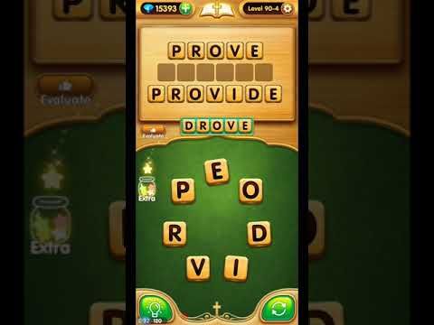 Video guide by ETPC EPIC TIME PASS CHANNEL: Bible Word Puzzle Chapter 90 - Level 4 #biblewordpuzzle