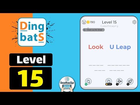 Video guide by BrainGameTips: Dingbats! Level 15 #dingbats