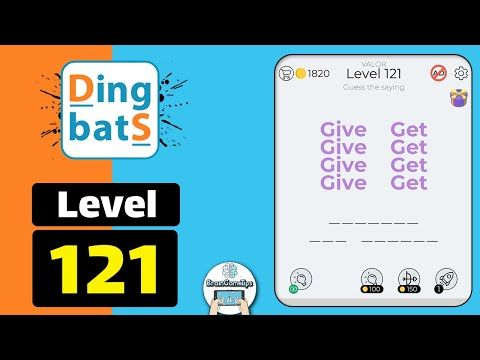 Video guide by BrainGameTips: Dingbats! Level 121 #dingbats