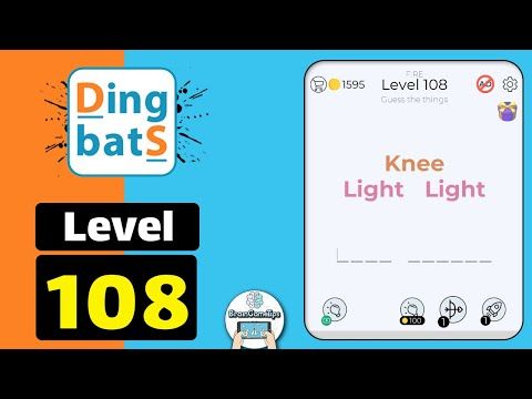 Video guide by BrainGameTips: Dingbats! Level 108 #dingbats