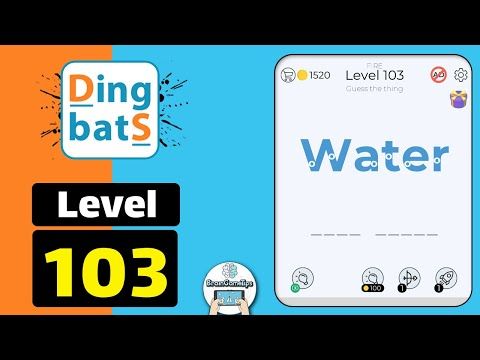 Video guide by BrainGameTips: Dingbats! Level 103 #dingbats