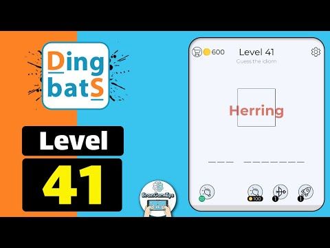 Video guide by BrainGameTips: Dingbats! Level 41 #dingbats