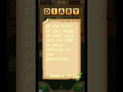 Video guide by ETPC EPIC TIME PASS CHANNEL: Bible Word Puzzle Chapter 29 - Level 8 #biblewordpuzzle